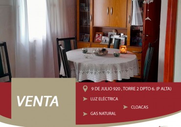 EXCELENTE DEPARTAMENTO EN PLANTA ALTA